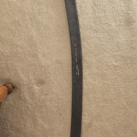 Tailored Sportsman Suede Grey Quilted Belt - Medium - Picture 11 of 12